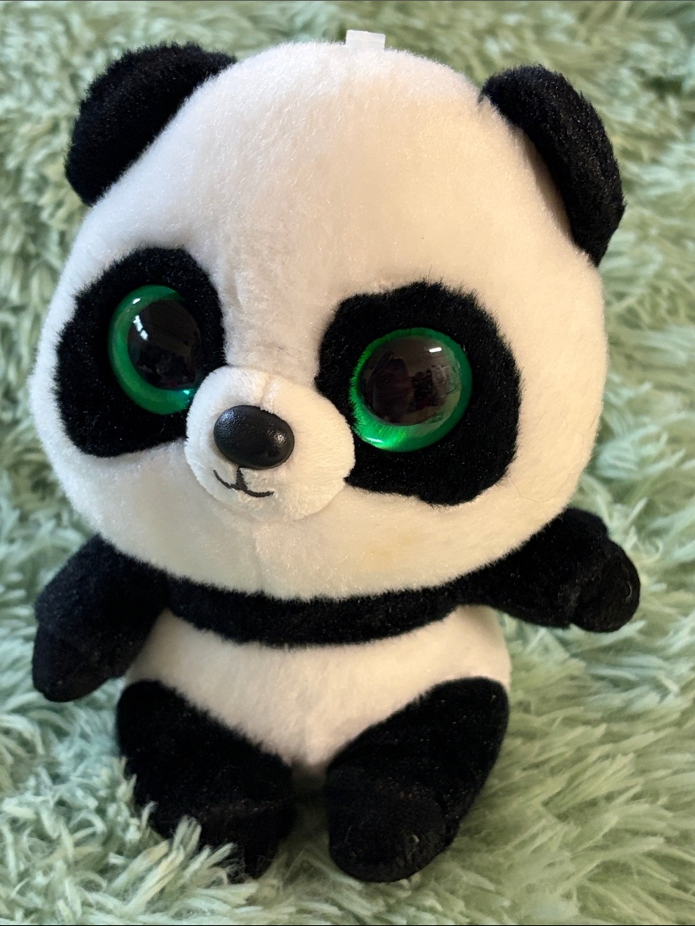 Ring Ring the Panda Plush 8” green eyes YooHoo Aurora panda bear
